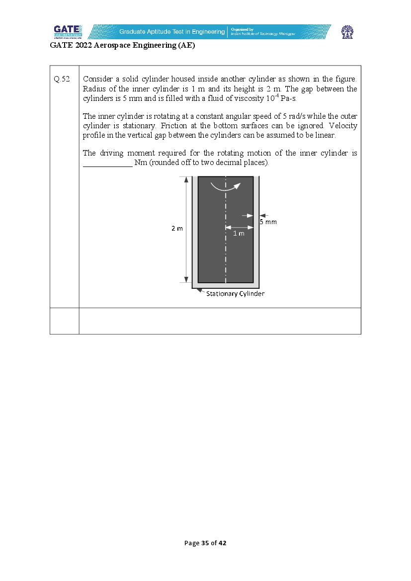 GATE 2022 Question Papers PDF with Answer Keys (37 Papers)