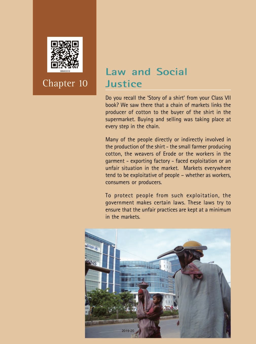NCERT Book Class 8 Social Science (Civics) Chapter 10 Law and Social Justice - Page 1