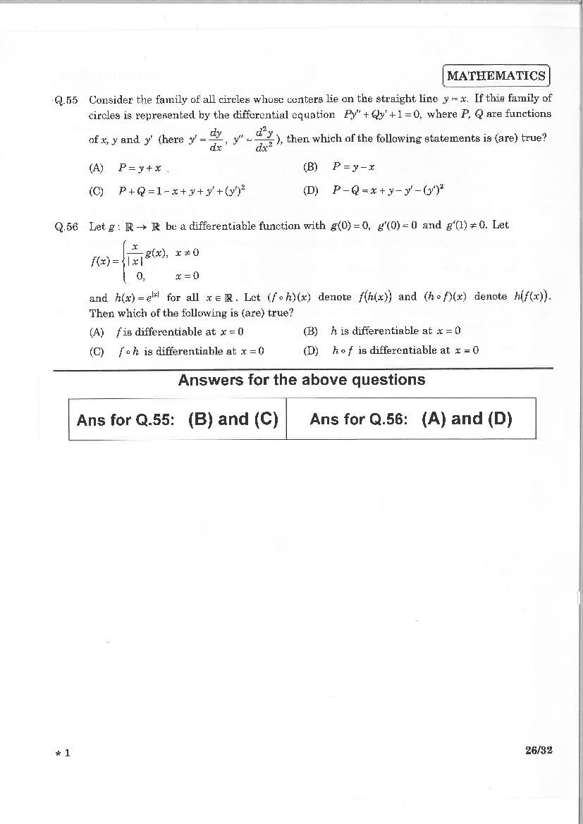 JEE Advanced 2015 Question Paper PDF (2 Papers with Answers)