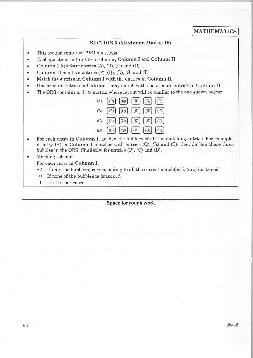JEE Advanced 2015 Question Paper PDF (2 Papers with Answers)