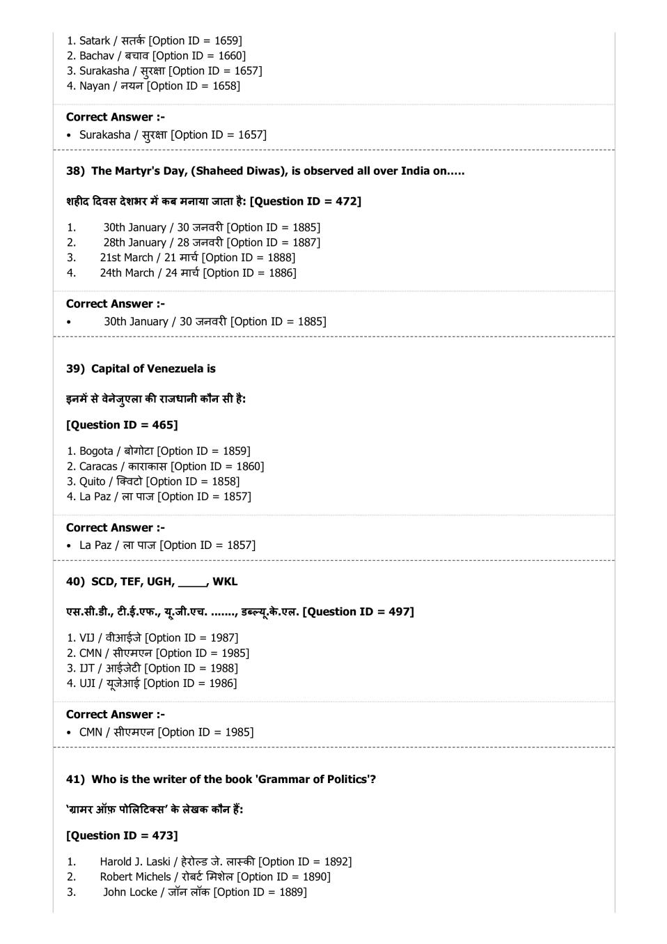 DUET 2019 Question Papers PDF (123 Course-wise Papers)