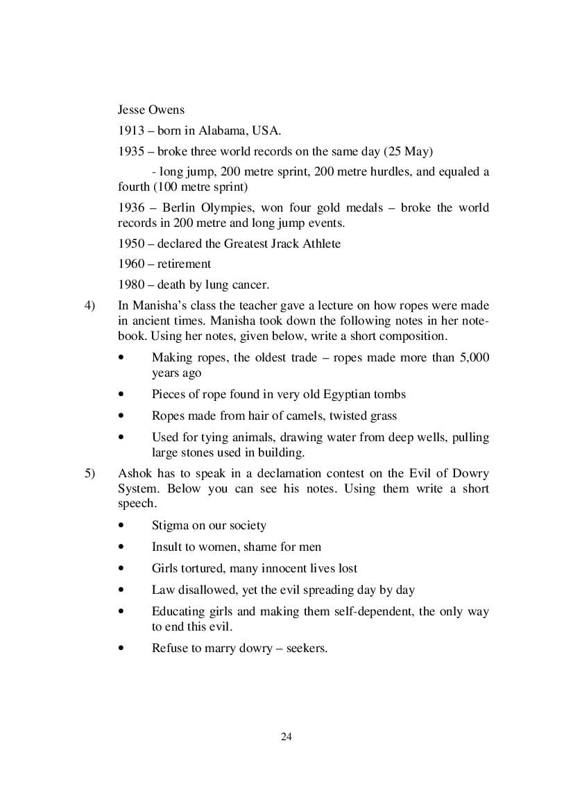 MP Board Class 9 English (Special) Question Bank (PDF) – Important Questions