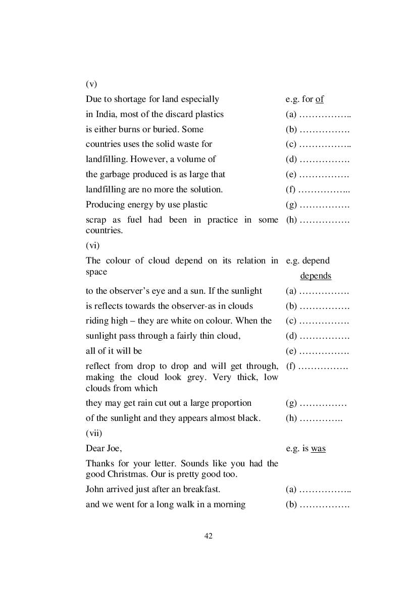 MP Board Class 9 English (Special) Question Bank (PDF) – Important Questions