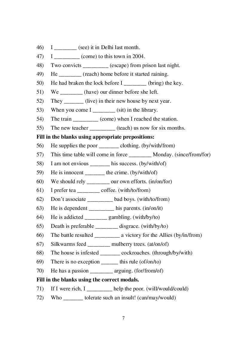 MP Board Class 9 English (Special) Question Bank (PDF) – Important Questions