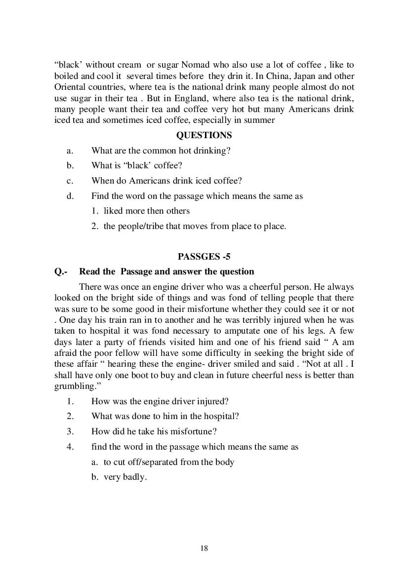 MP Board Class 9 English (General) Question Bank (PDF) – Important Questions
