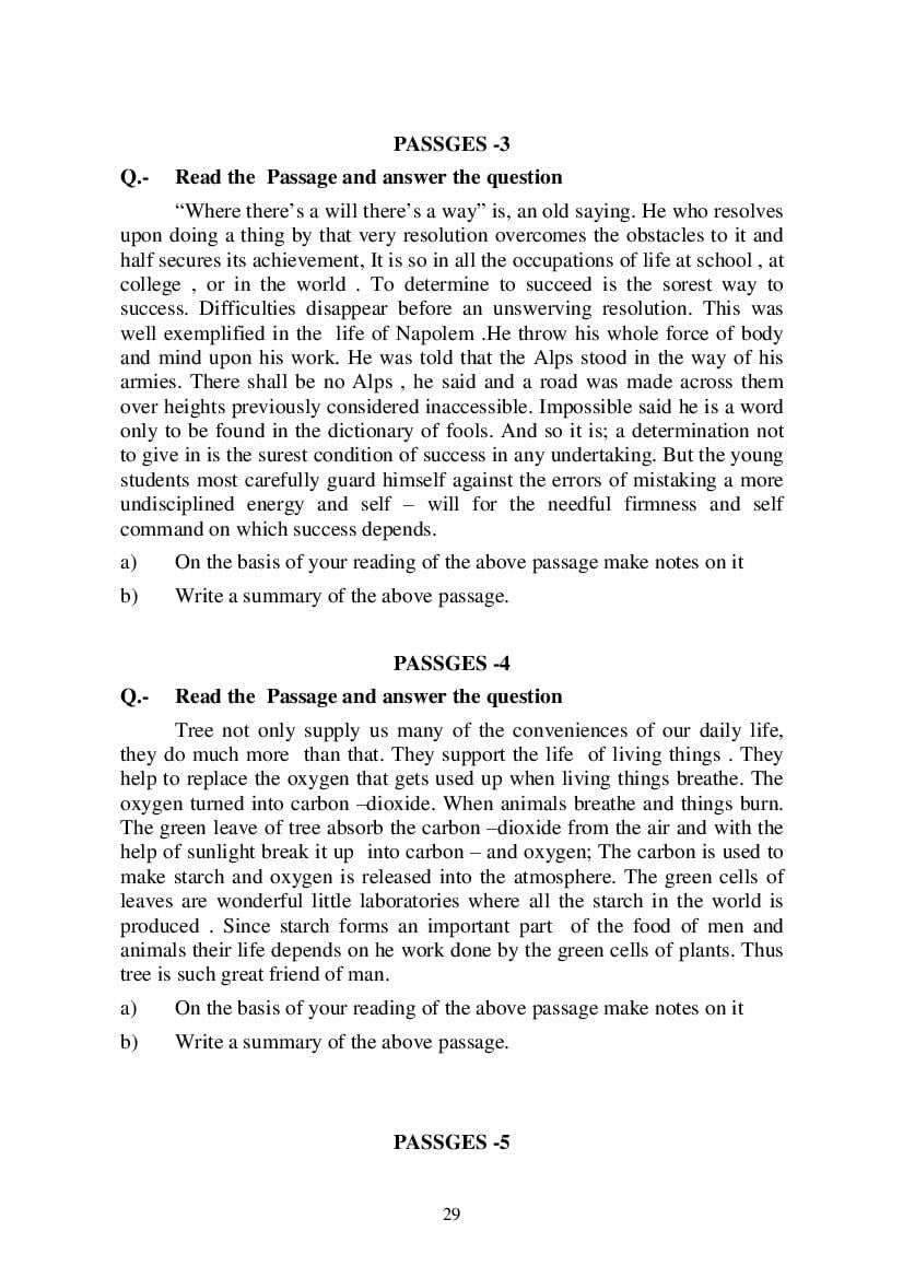 MP Board Class 9 English (General) Question Bank (PDF) – Important Questions