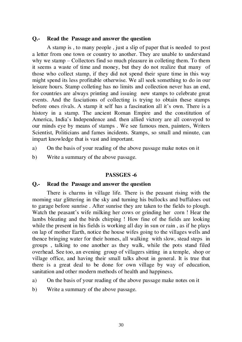 MP Board Class 9 English (General) Question Bank (PDF) – Important Questions