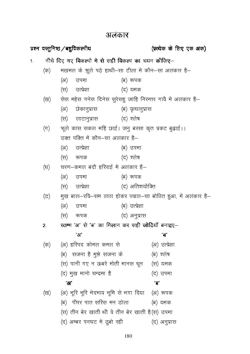 MP Board Class 9 Hindi (Special) Question Bank (PDF) – Important Questions