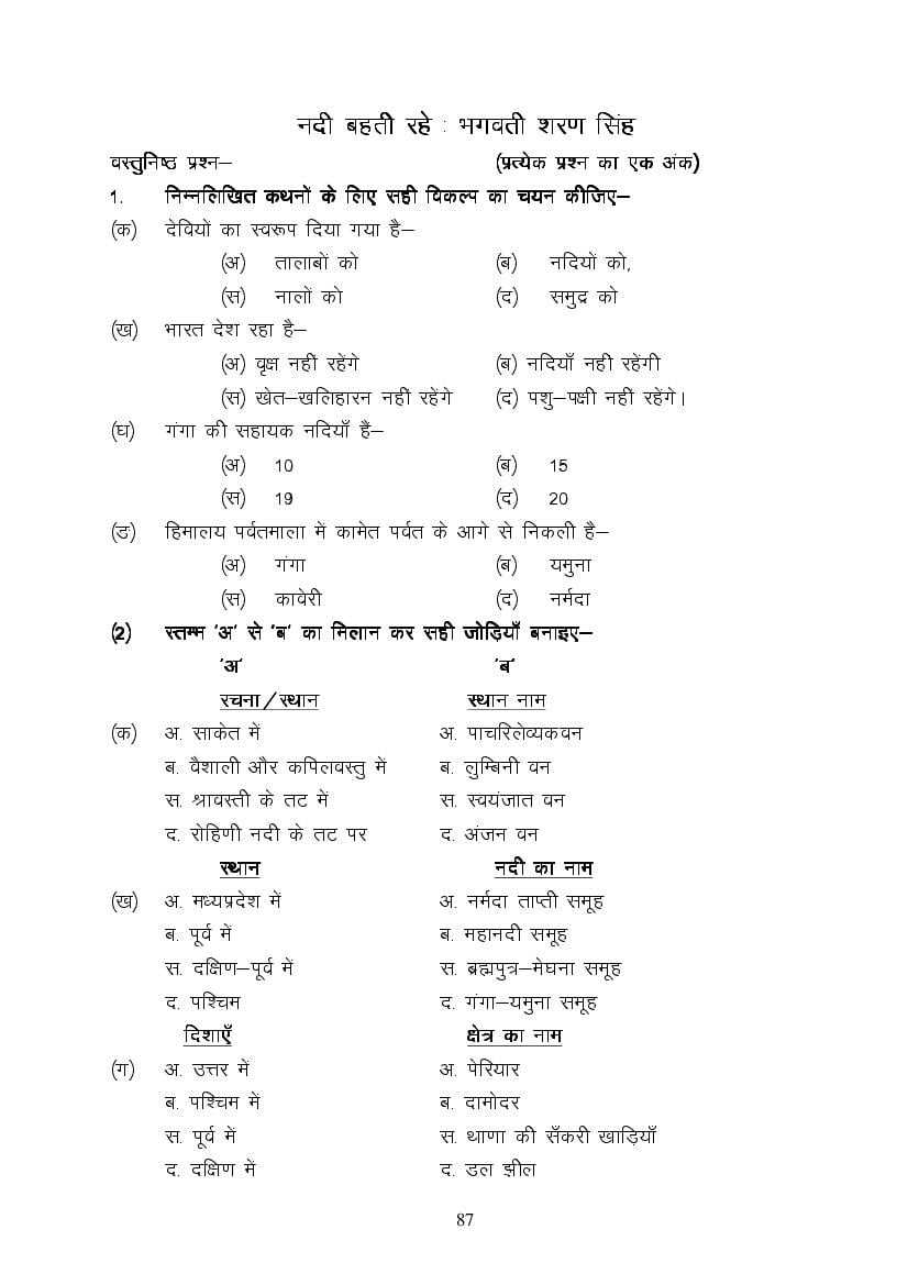 MP Board Class 9 Hindi (Special) Question Bank (PDF) – Important Questions