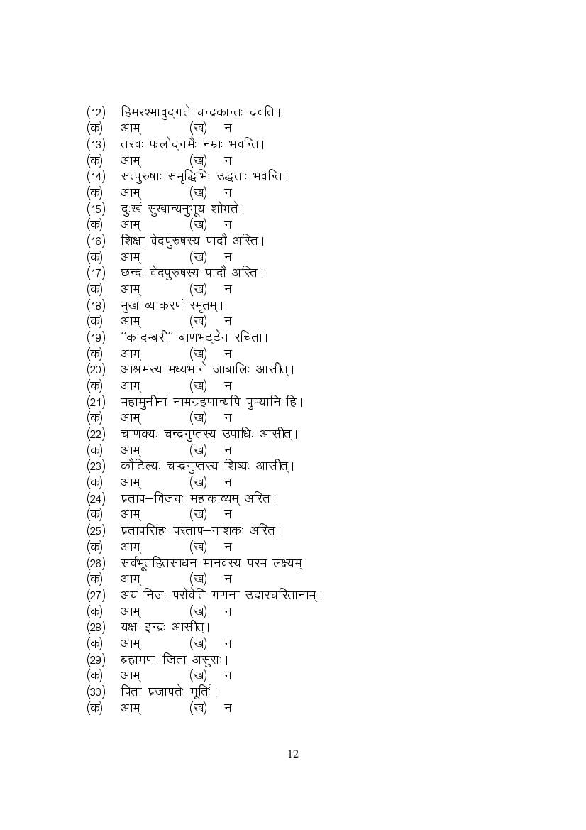 MP Board Class 9 Sanskrit Question Bank (PDF) – Important Questions