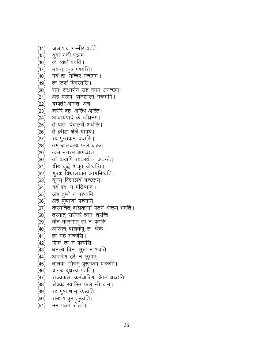 MP Board Class 9 Sanskrit Question Bank (PDF) – Important Questions