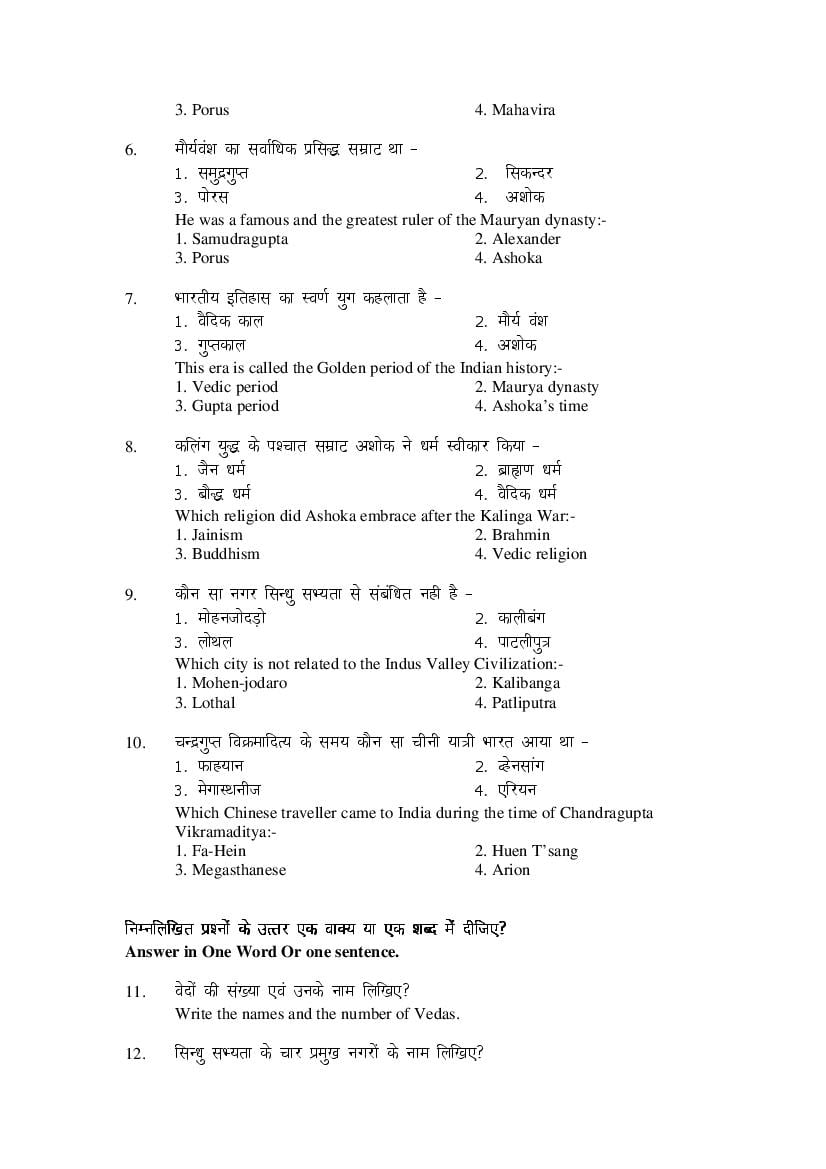MP Board Class 9 Social Science Question Bank (PDF) – Important Questions