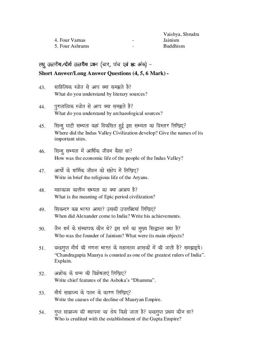 MP Board Class 9 Social Science Question Bank (PDF) – Important Questions