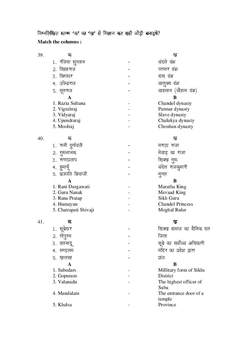 MP Board Class 9 Social Science Question Bank (PDF) – Important Questions