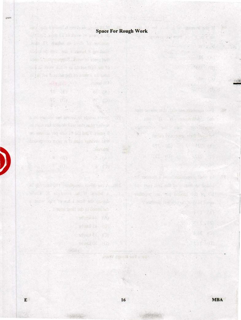 Karnataka PGCET 2019 Question Paper PDF with Answer Key (12 Papers)
