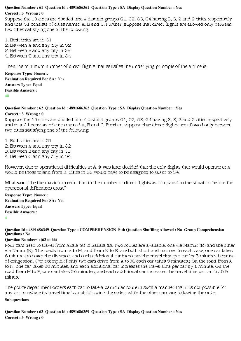 CAT 2017 Question Paper PDF with Answer Key (Slot 1 and 2)