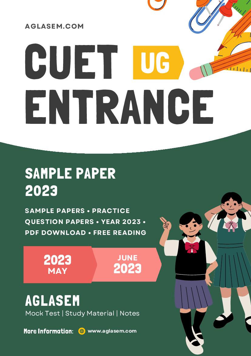 CUET 2023 Sample Paper for Business Studies - Page 1
