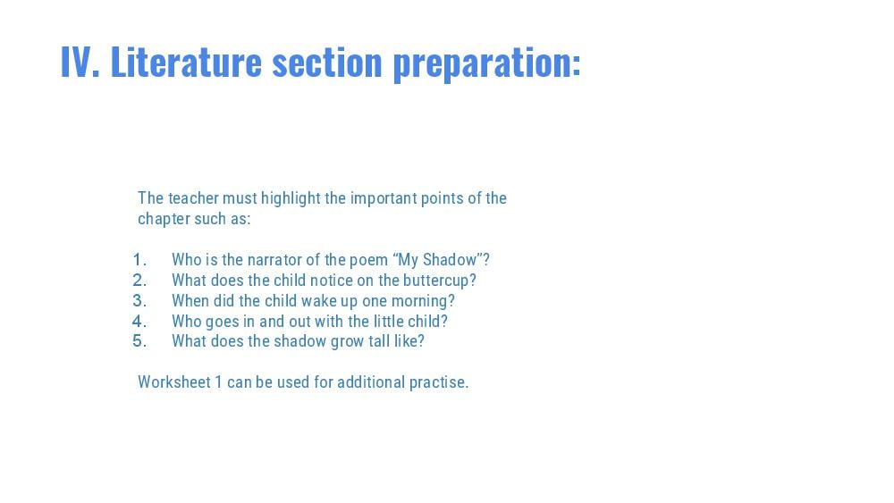 Teaching Material for Class 5 English – NCERT CBSE Handbook for Teachers
