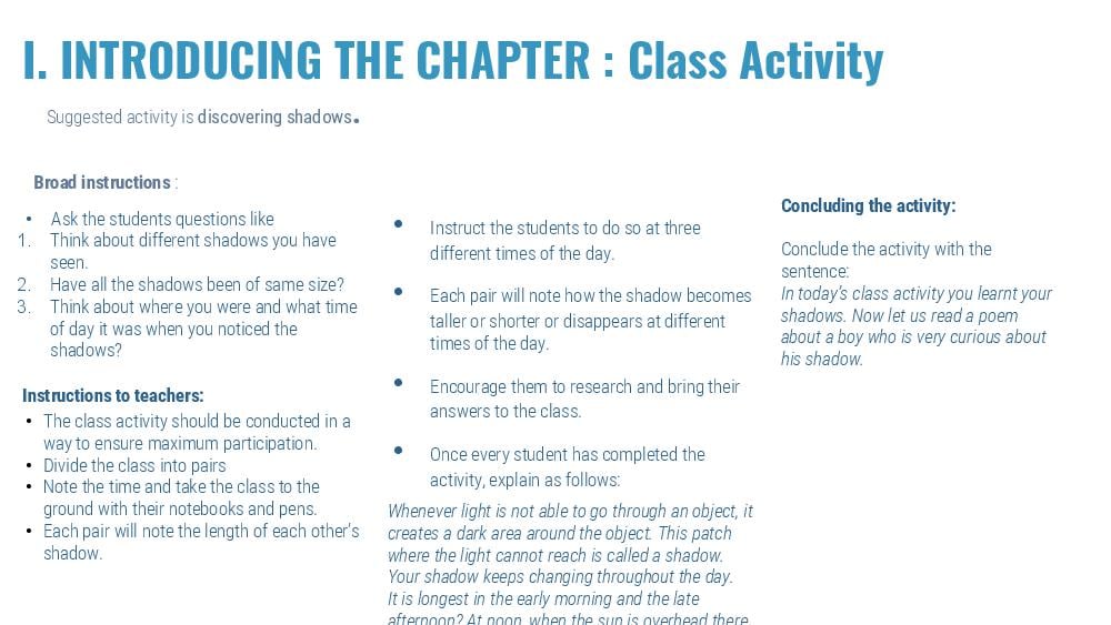 Teaching Material for Class 5 English – NCERT CBSE Handbook for Teachers