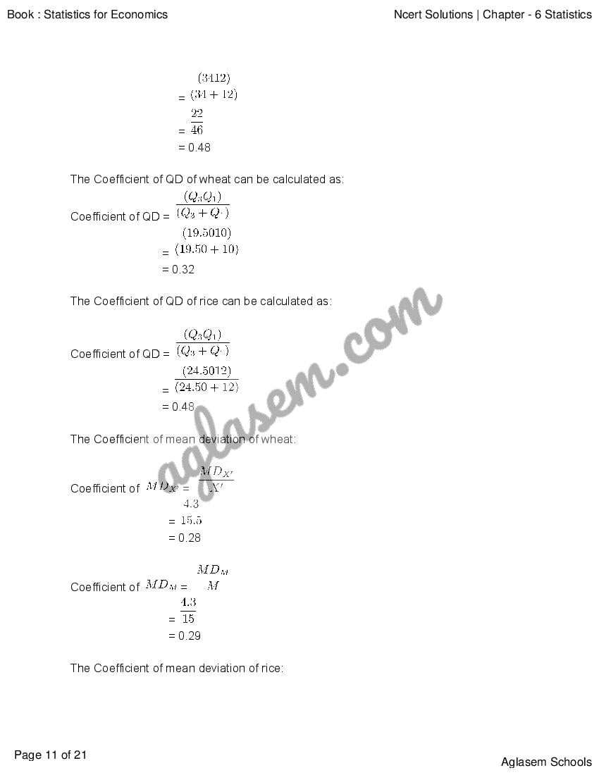 cbse-class-11-statistics-chapter-6-measures-of-dispersion-solutions