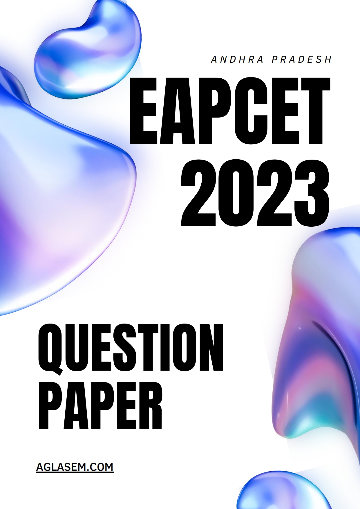 AP EAPCET 2023 Question Paper with Answer Key Engineering 17 May Shift 1 - Page 1