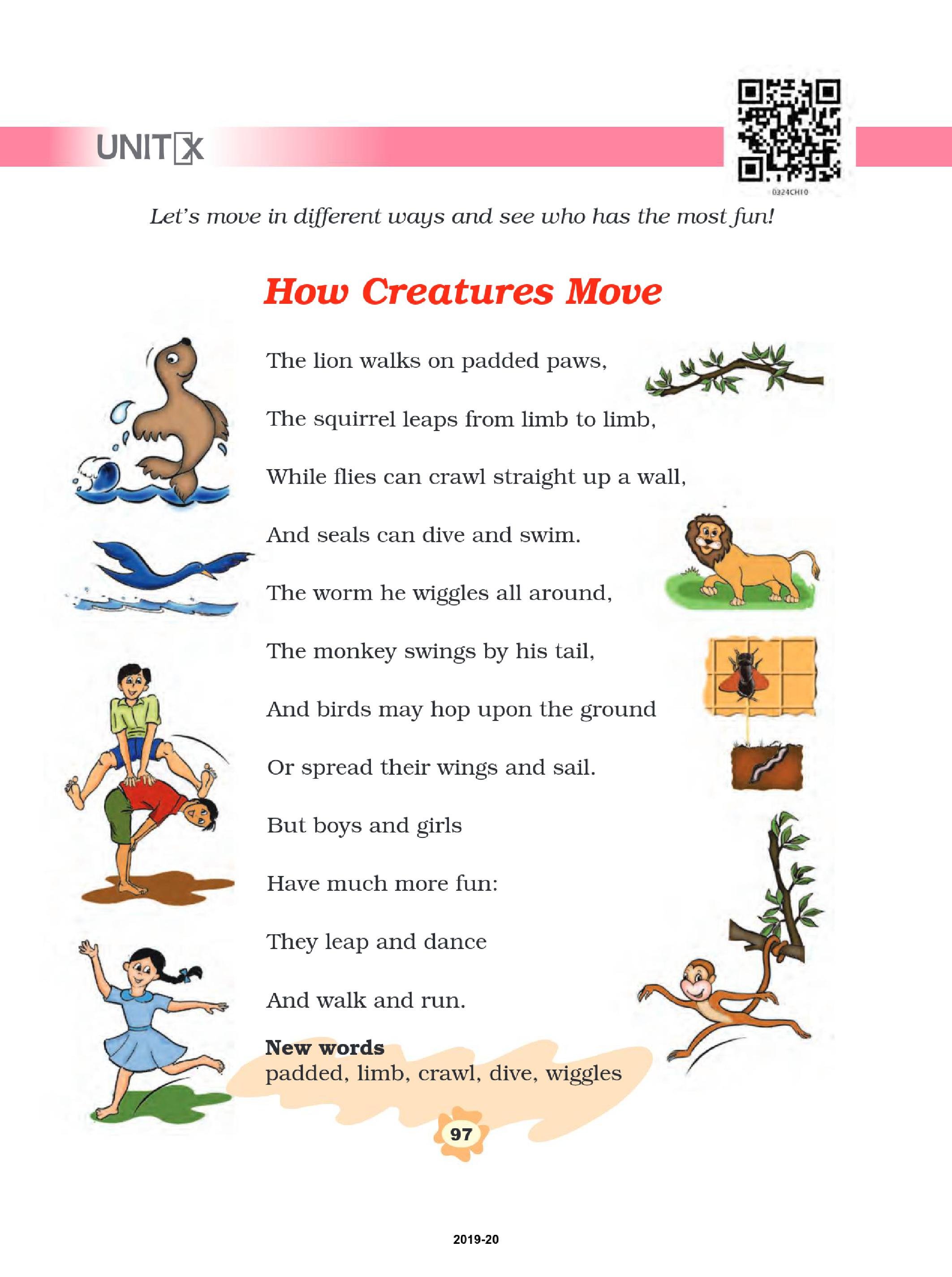 NCERT Book Class 3 English (Marigold) Unit 10 How Creatures Move; The Ship of the Desert - Page 1