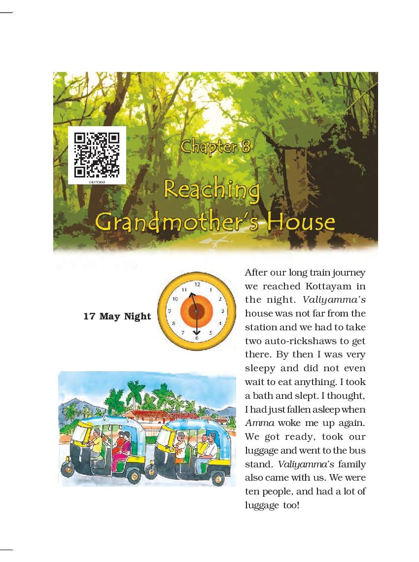NCERT Book Class 4 EVS Chapter 8 Reaching Grandmother's House - Page 1
