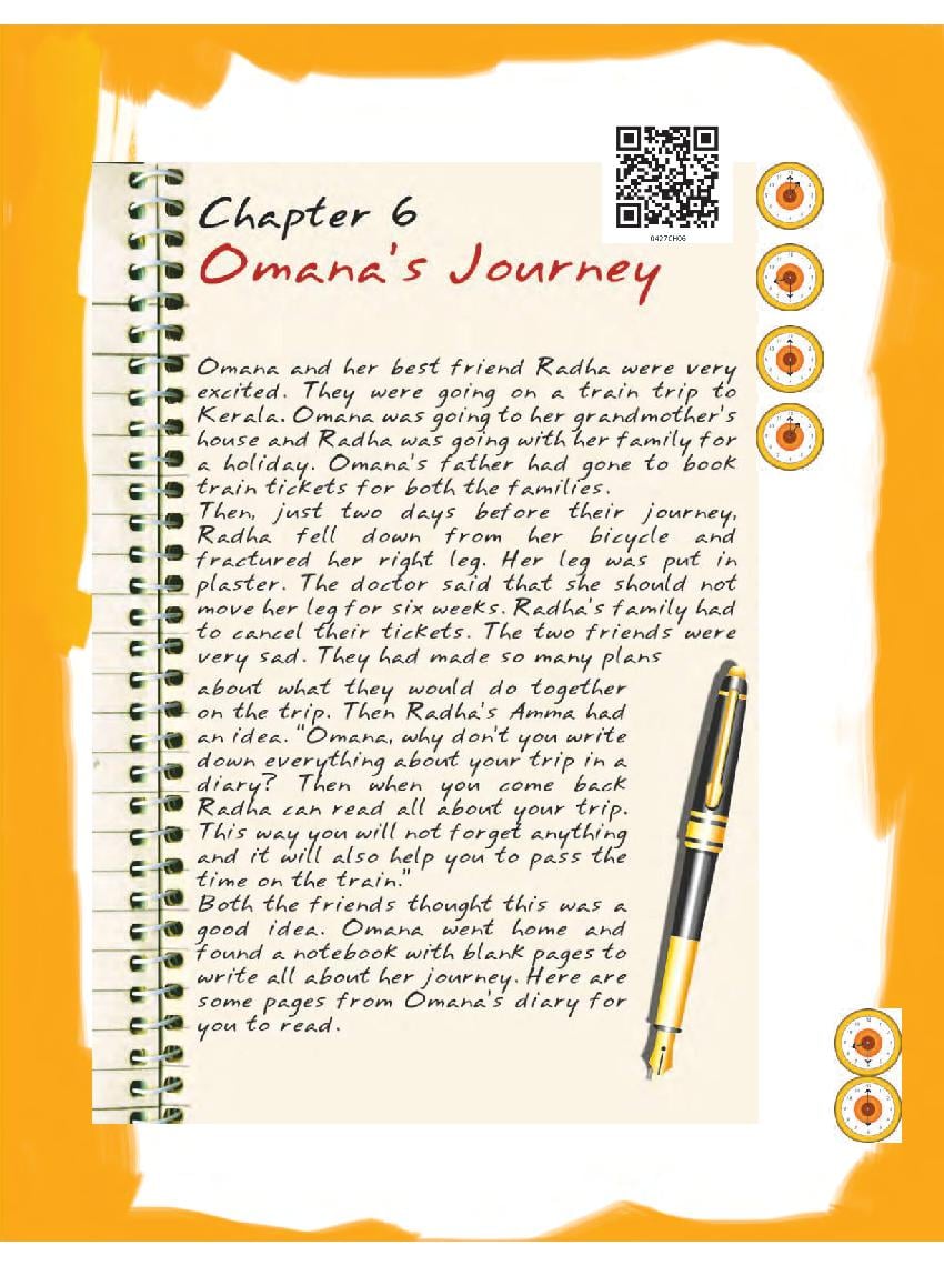 NCERT Book Class 4 EVS Chapter 6 Omana's Journey - Page 1