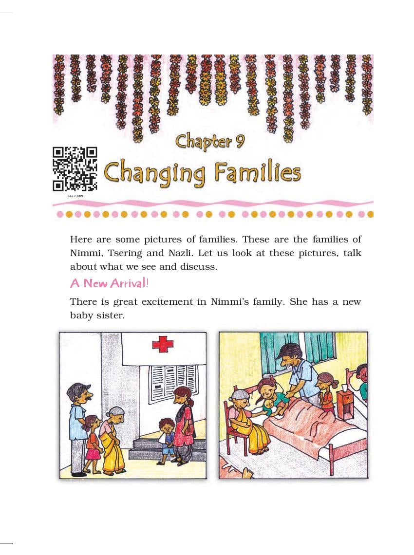NCERT Book Class 4 EVS Chapter 9 Changing Families - Page 1