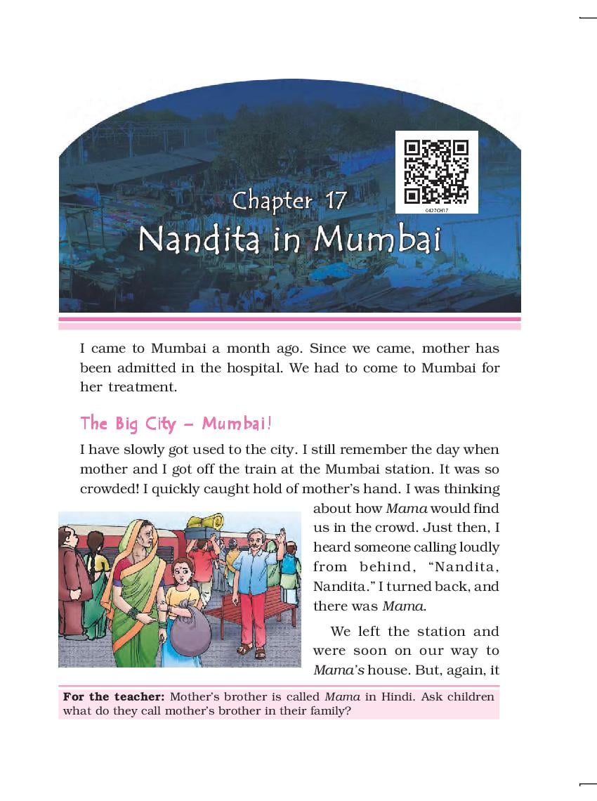 NCERT Book Class 4 EVS Chapter 17 Nandita in Mumbai - Page 1