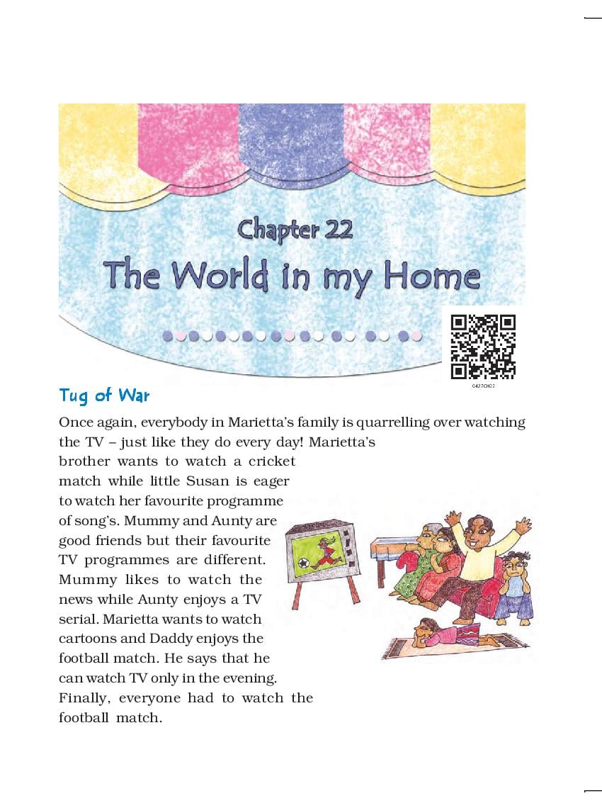 NCERT Book Class 4 EVS Chapter 22 The World in my Home - Page 1