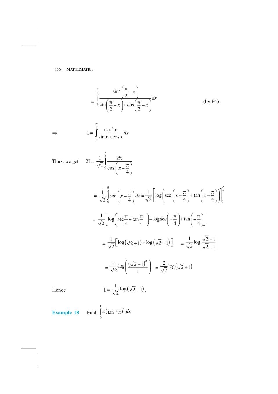 NCERT Exemplar Class 12 Maths Unit 7 Integrals