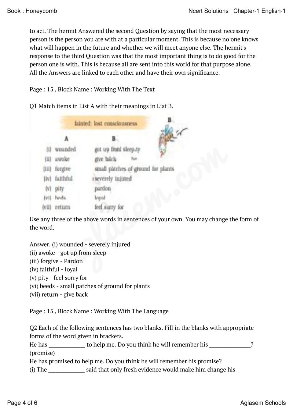 class-7-english-chapter-1-class-7-english-three-questions-summary