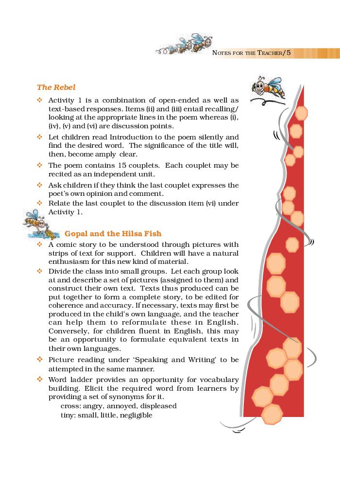 NCERT Book Class 7 English Chapter 1 Three Questions The Squirrel PDF 