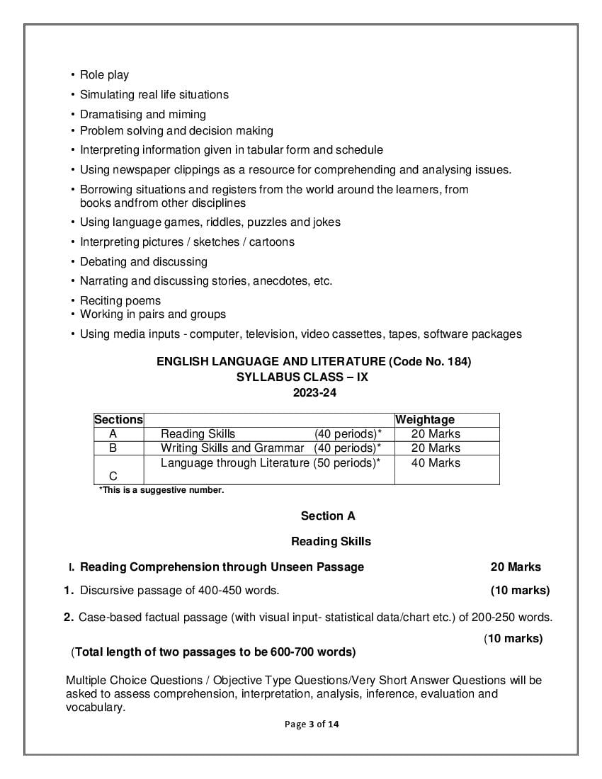 cbse-class-9-english-syllabus-2023-24-pdf-download-here