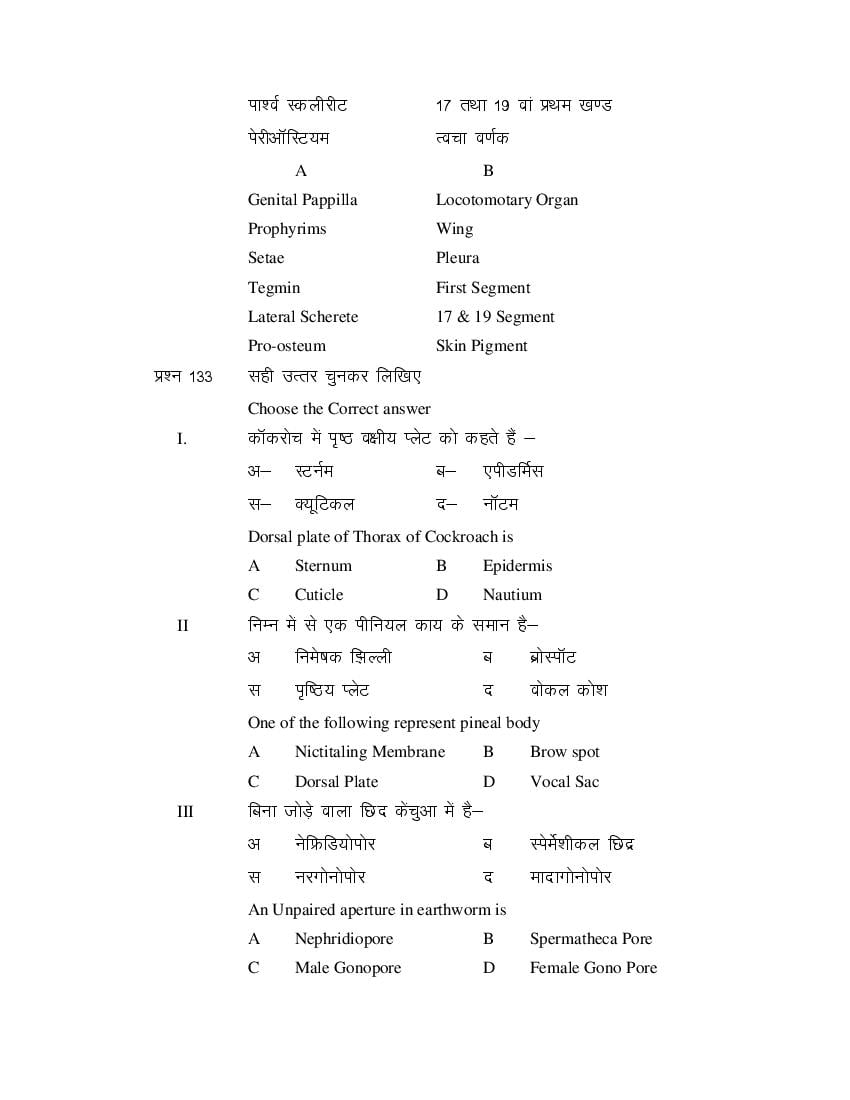 MP Board Class 11 Biology Question Bank (PDF) – Important Questions