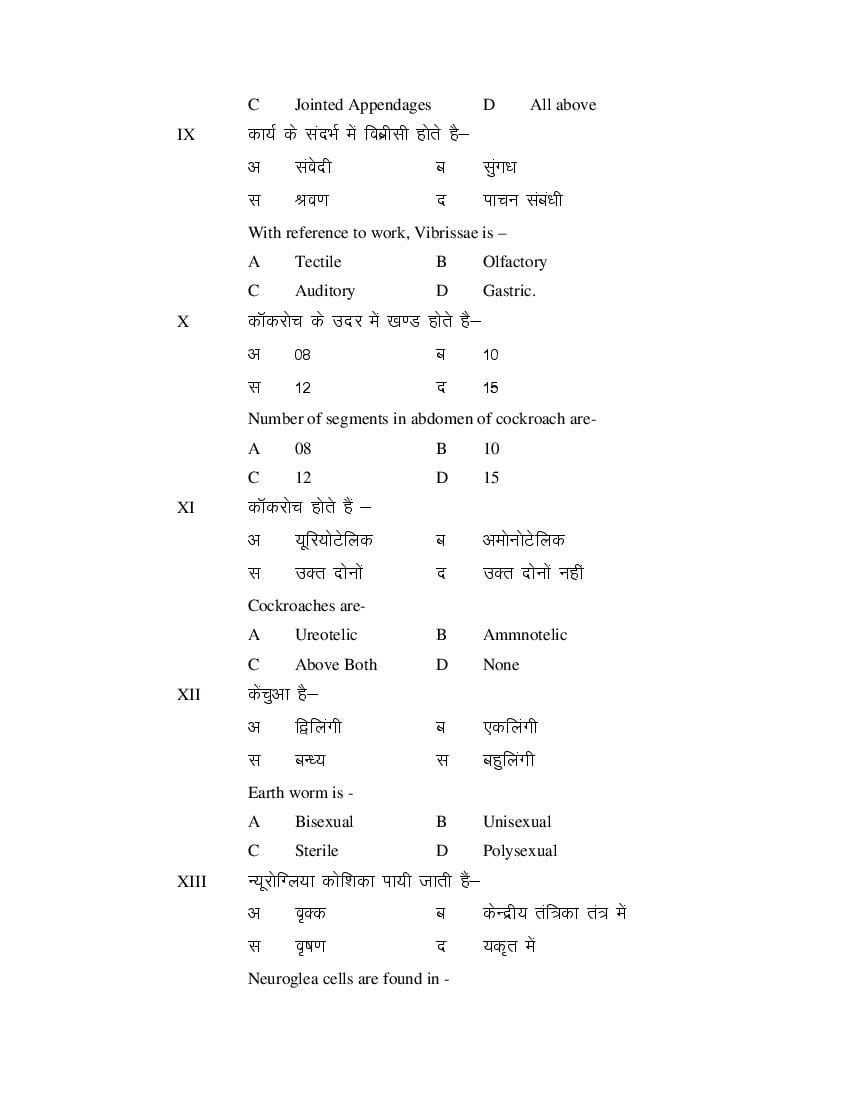 MP Board Class 11 Biology Question Bank (PDF) – Important Questions