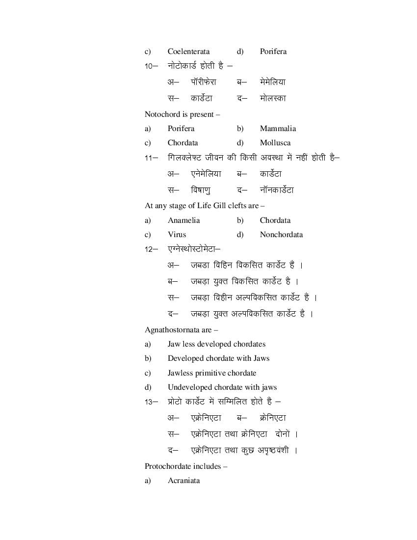 MP Board Class 11 Biology Question Bank (PDF) – Important Questions