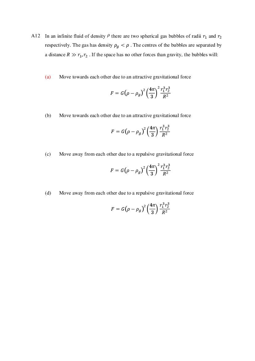 TIFR GS 2024 Question Paper PDF with Solutions (9 Papers)