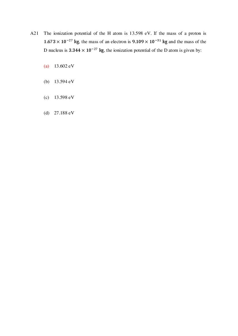 TIFR GS 2024 Question Paper PDF with Solutions (9 Papers)