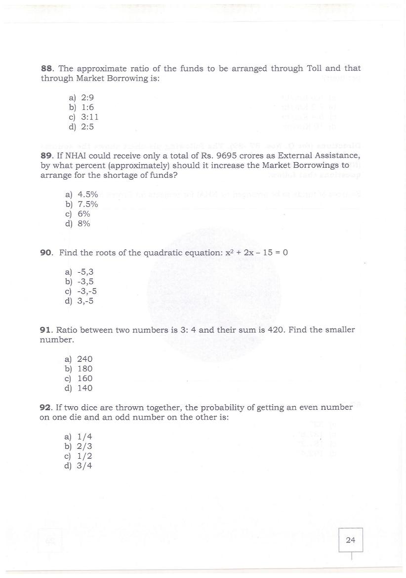 KMAT Kerala 2019 Question Papers PDF (February and June)