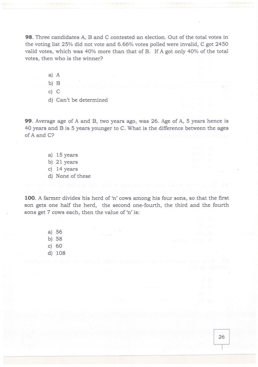 KMAT Kerala 2019 Question Papers PDF (February and June)