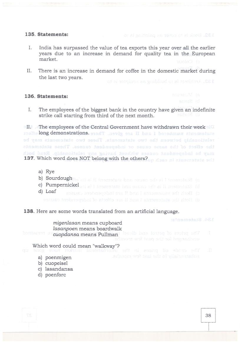 KMAT Kerala 2019 Question Papers PDF (February and June)
