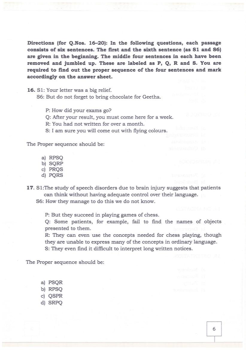 KMAT Kerala 2019 Question Papers PDF (February and June)