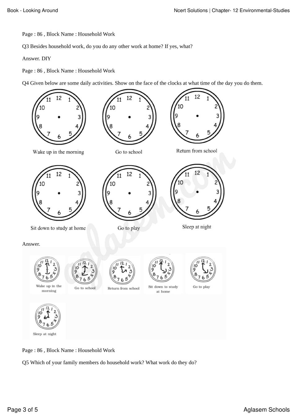 NCERT Solutions for Class 3 EVS Work We Do - CBSE Labs