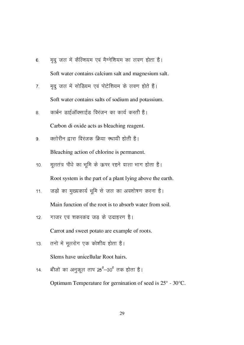 MP Board Class 11 Element of Science Question Bank (PDF) – Important Questions