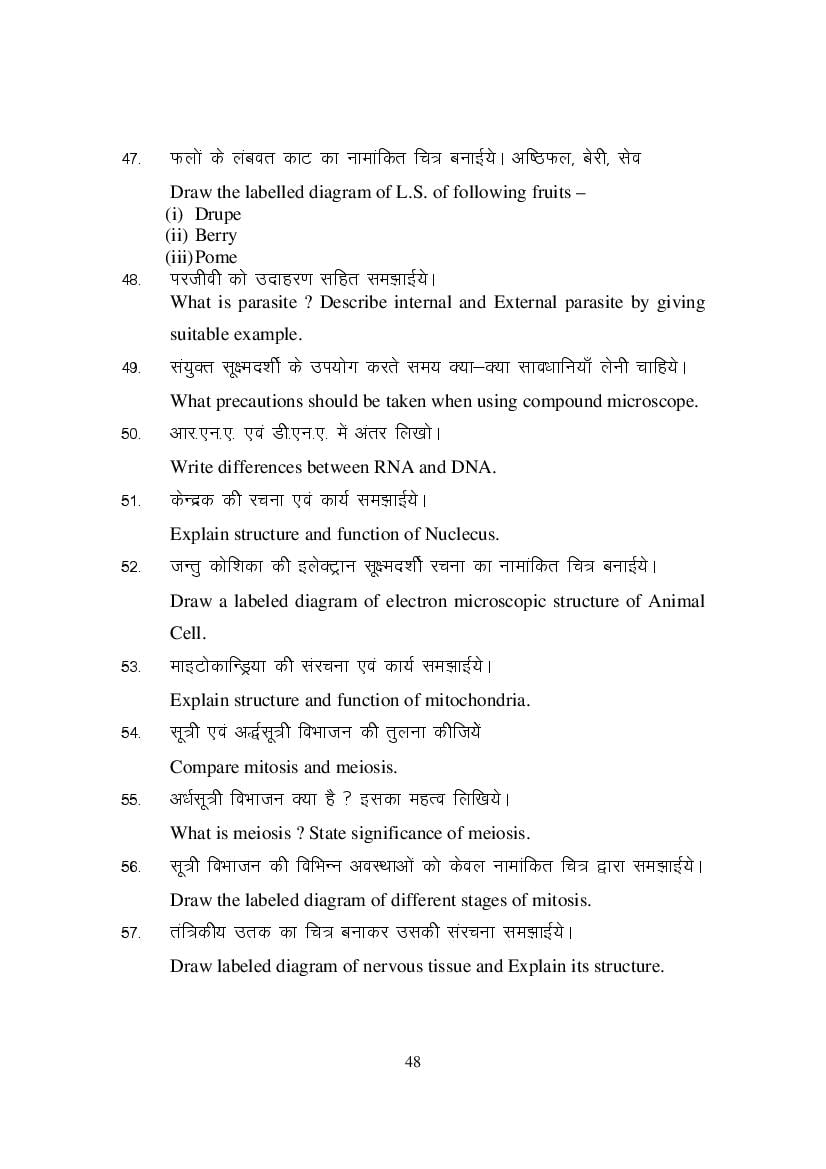 MP Board Class 11 Element of Science Question Bank (PDF) – Important Questions