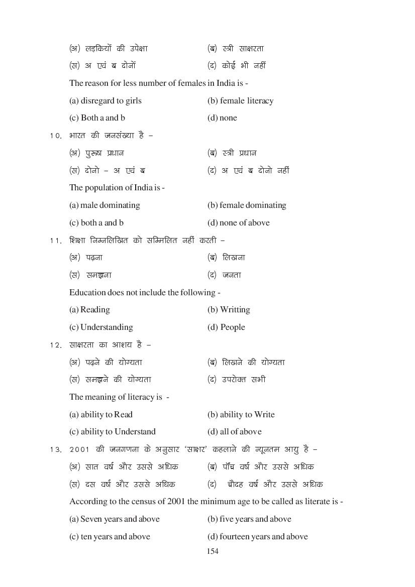 MP Board Class 11 Economics Question Bank (PDF) – Important Questions