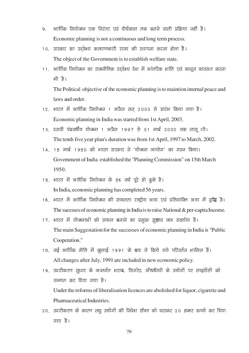 MP Board Class 11 Economics Question Bank (PDF) – Important Questions
