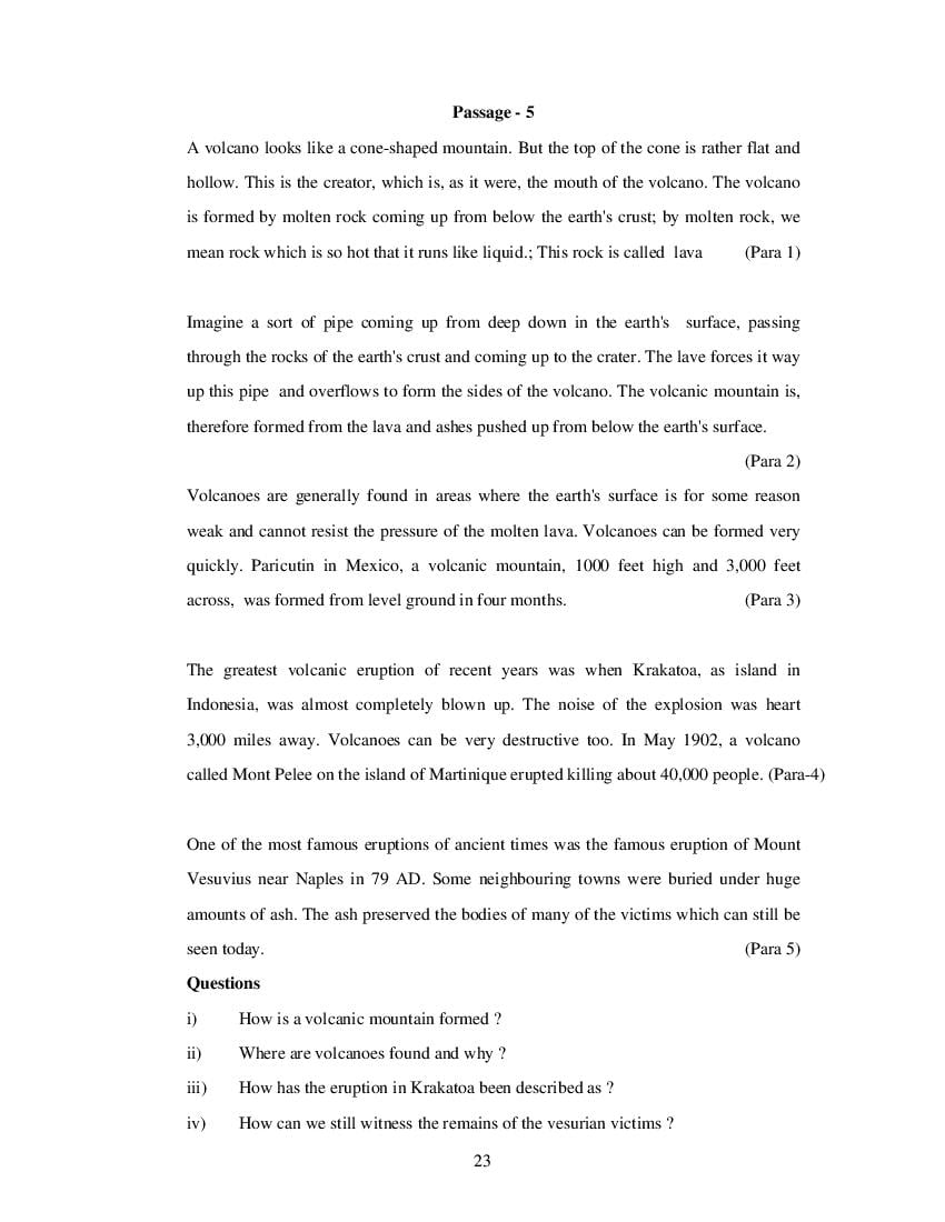 MP Board Class 11 English (Special) Question Bank (PDF) – Important Questions